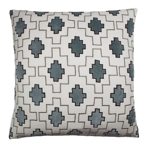 Tourmaline Bengali Linen Square Throw Pillow Perigold